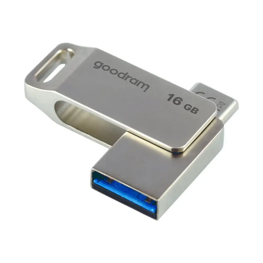 Flash Drive 16GB USB 3.2 Gen 1 USB / USB C OTG ODA3 Goodram - Silver - Paragony<<<HurtelXML
