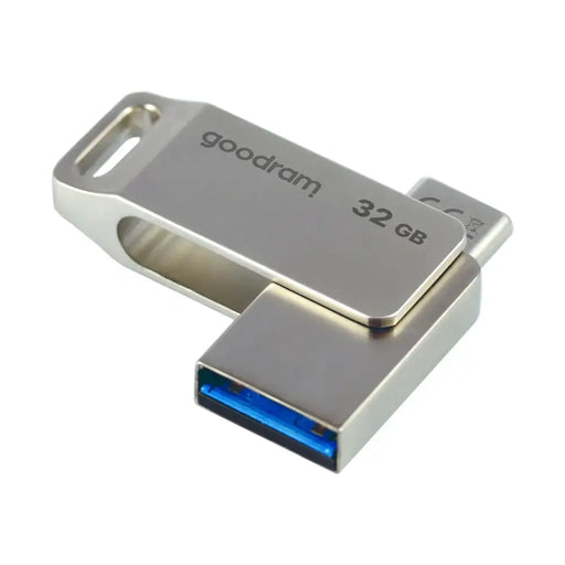 Flash Drive 32GB USB 3.2 Gen 1 USB / USB C OTG ODA3 Goodram - Silver - Paragony<<<HurtelXML