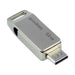 Flash Drive 32GB USB 3.2 Gen 1 USB / USB C OTG ODA3 Goodram - Silver - Paragony<<<HurtelXML