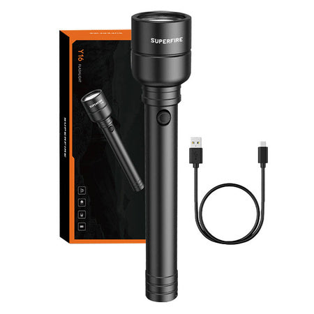 Flashlight Superfire Y16 1700lm USB-C - Other<<<Flashlights<<<Outdoor<<<InnproXML