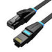 Flat network cable CAT6 UTP Vention IBJBK RJ45 Ethernet 1000Mbps 8m Black - Network cables<<<Cables<<<IT