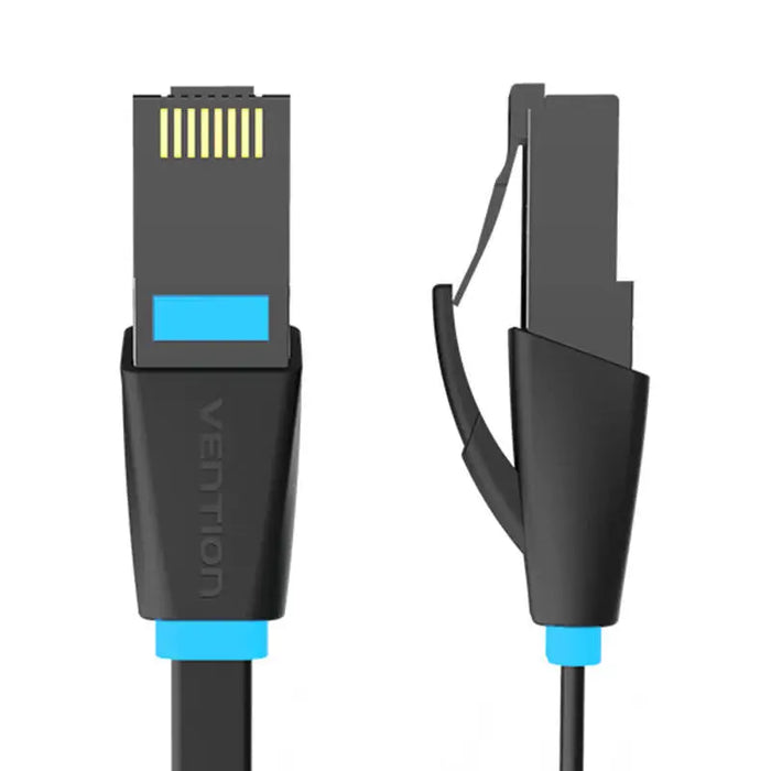 Flat Network Cable UTP CAT6 Vention IBJBI RJ45 Ethernet 1000Mbps 3m Black - Network cables<<<Cables<<<IT