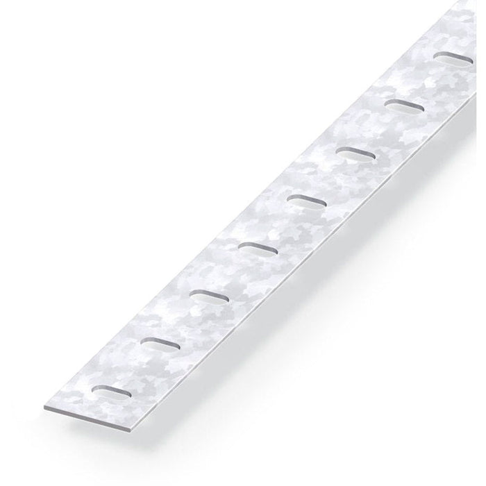 FLAT PROFILE STEEL PERFORATED GALVANIZED 23.5 MM ALFER ALUMINUM - Профили<<<Профили и планки<<<Инструменти и