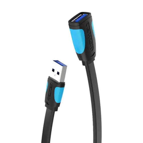 Flat USB 3.0 extender Vention VAS-A13-B300 3m Black - Adapters connectors and converters<<<IT Accessories<<<InnproXML
