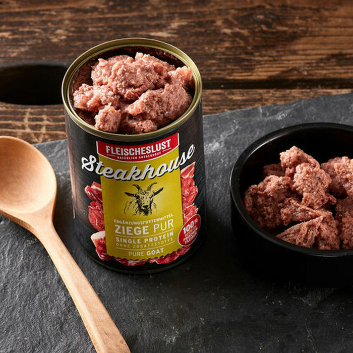 Wet food Fleischeslust Pure 800 gr Goat