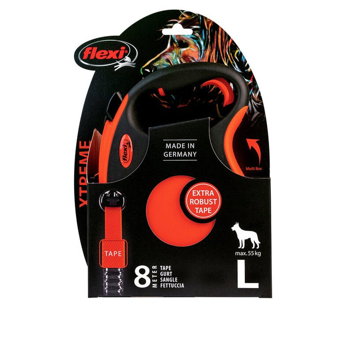 Strap Flexi Orange Plastic 8 m