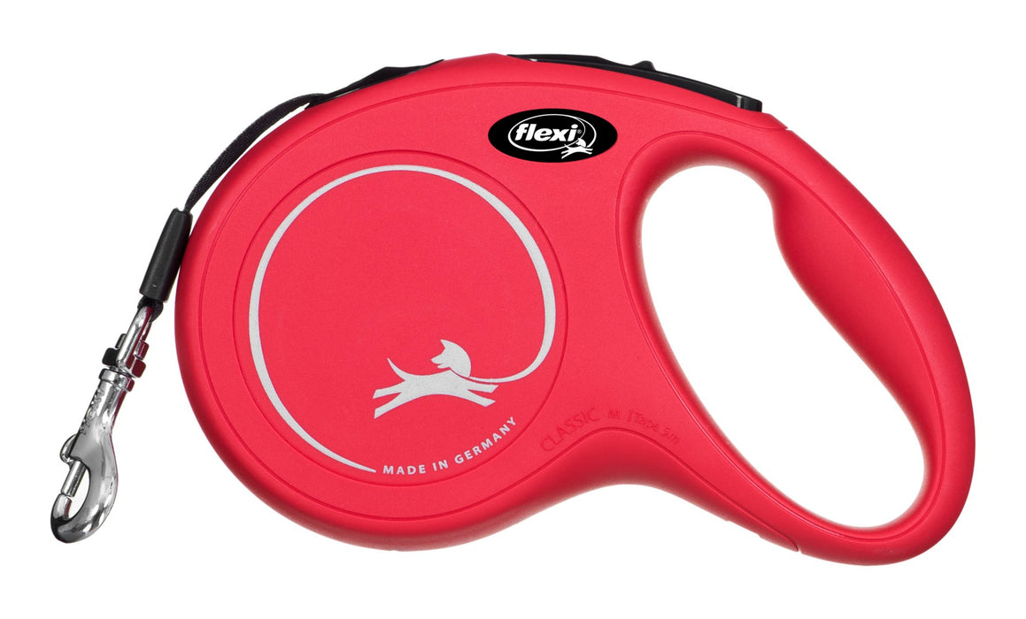 Dog Lead Flexi New Classic 5m Red Size M