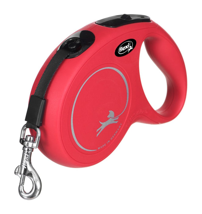 Dog Lead Flexi New Classic 5m Red Size M