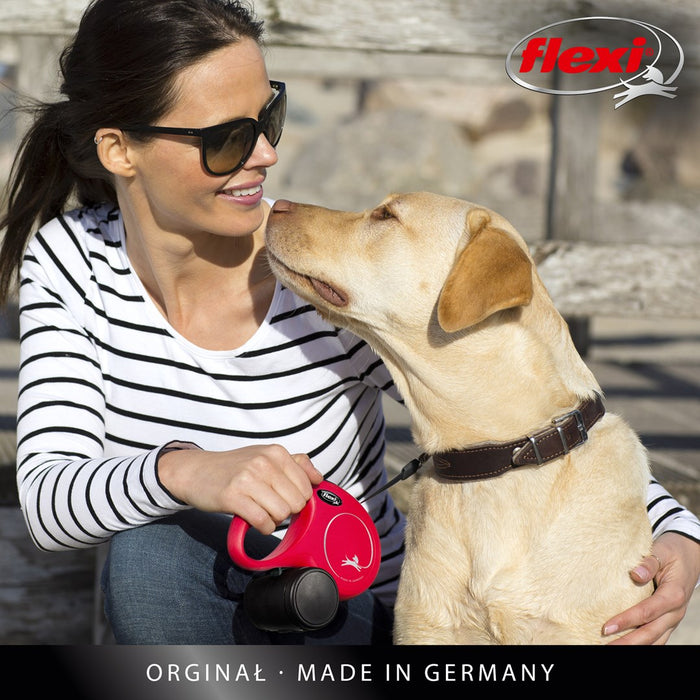 Dog Lead Flexi New Classic 8 m Black Size S