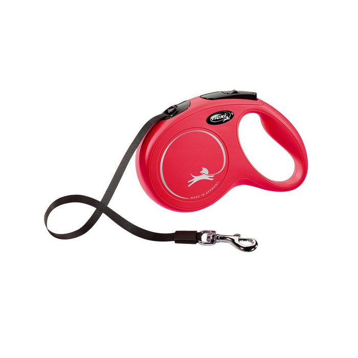 Dog Lead Flexi New Classic Red L