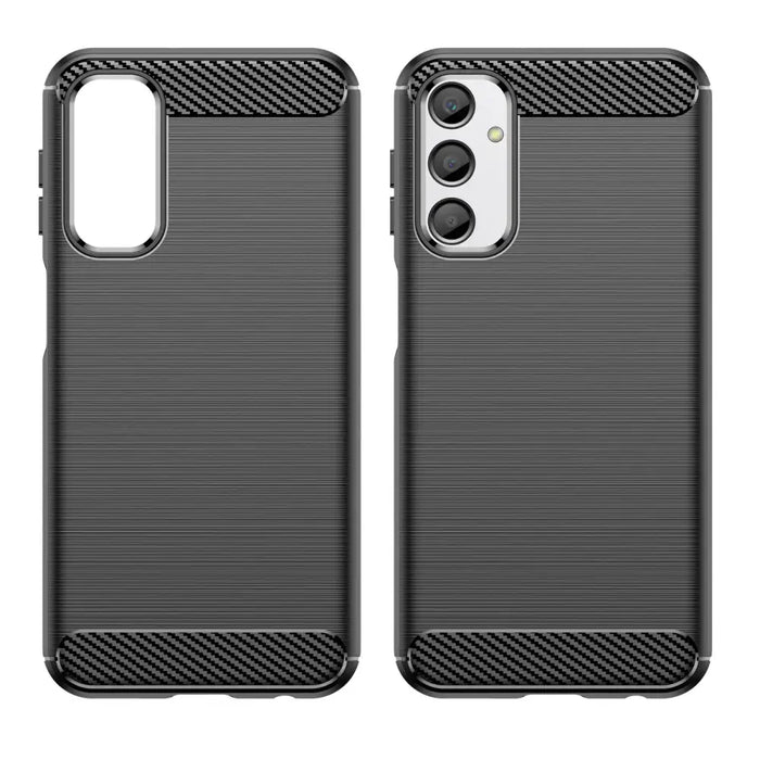 Flexible carbon pattern case for Samsung Galaxy M34 Carbon Case - black - Cell phone cases and covers<<<HurtelXML