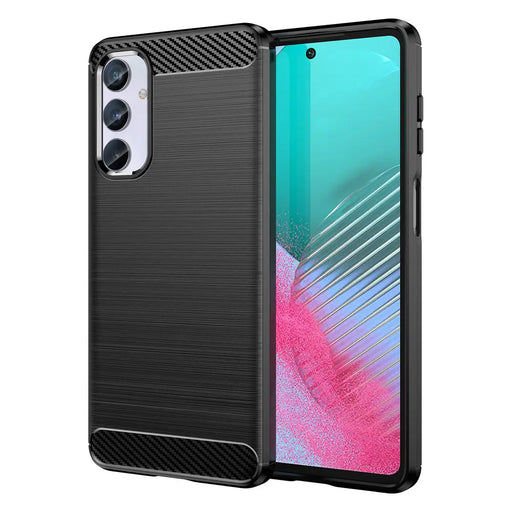 Flexible carbon pattern case for Samsung Galaxy M54 Carbon Case - black - Cell phone cases and covers<<<HurtelXML