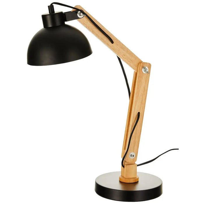 Flexo/Desk lamp EDM 32116 Black Wood Metal 60 W E27 Ø 16 x 52 cm Ø 16 x 53 cm - Декорация и Осветление<<<Дом