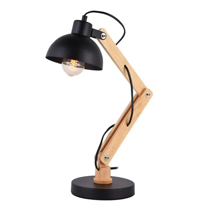 Flexo/Desk lamp EDM 32116 Black Wood Metal 60 W E27 Ø 16 x 52 cm Ø 16 x 53 cm - Декорация и Осветление<<<Дом