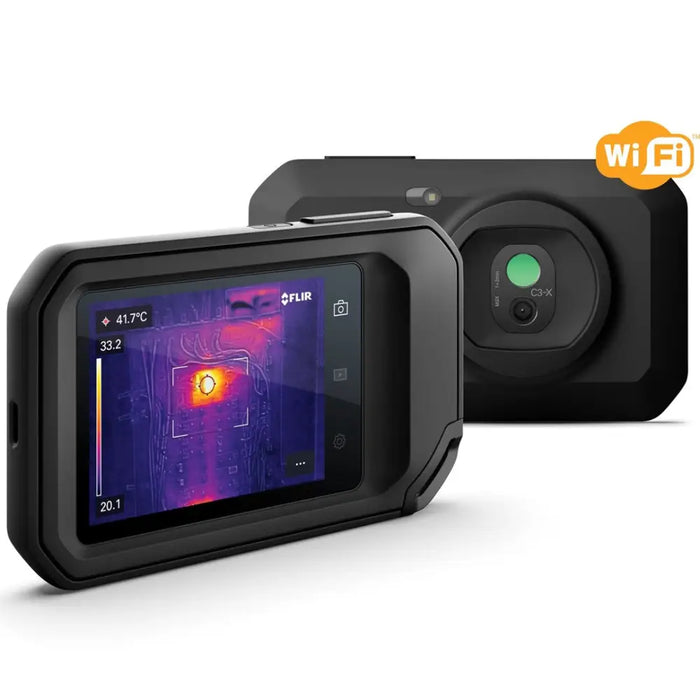 FLIR C3-X thermal imaging camera Black 1800 mAh Vanadium Oxide Uncooled Focal Plane Arrays Built-in display 128 x 96