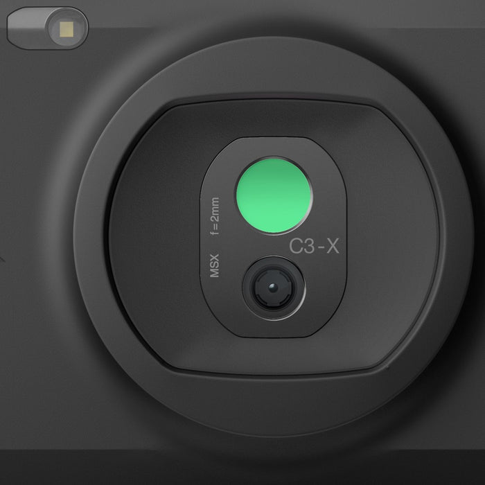 FLIR C3-X thermal imaging camera Black 1800 mAh Vanadium Oxide Uncooled Focal Plane Arrays Built-in display 128 x 96 pixels LCD 640 x 480 pixels