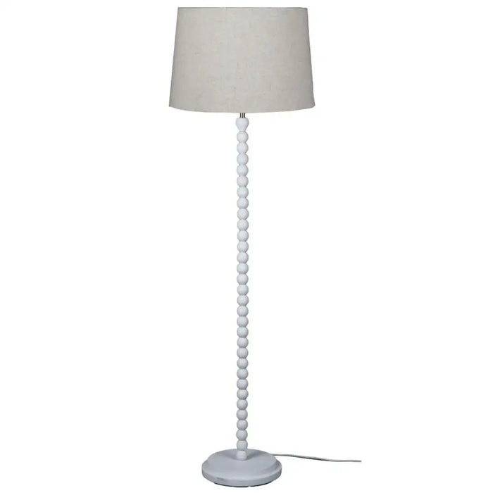 Floor Lamp Home ESPRIT White 40 x 40 x 144 cm - Декорация и Осветление<<<Дом Градина<<<BigBuy&&&Лампи<<<Декорация и