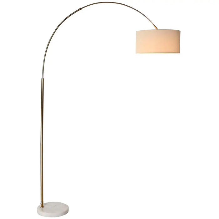Floor Lamp Home ESPRIT White Beige Golden 126 x 40 x 193 cm - Декорация и Осветление<<<Дом