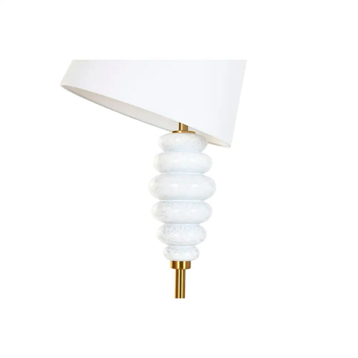 Floor Lamp Home ESPRIT White Golden 220 V 43 x 43 x 170 cm - Декорация и Осветление<<<Дом