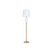 Floor Lamp Home ESPRIT White Golden 220 V 43 x 43 x 170 cm - Декорация и Осветление<<<Дом