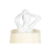 Floor Lamp Home ESPRIT White Resin 50 W 220 V 46 x 41 x 137,5 cm - Декорация и Осветление<<<Дом