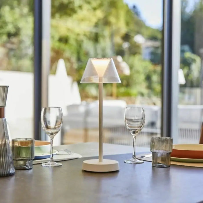 Floor Lamp Lumisky Beverly White Grey (1 Unit) - Декорация и Осветление<<<Дом Градина<<<BigBuy&&&Лампи<<<Декорация и