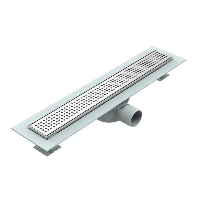 FLOOR LINEAR SIPHON 500X125 CHROME INTER CERAMIC - Подови сифони и аксесоари<<<Отопление Охлаждане и