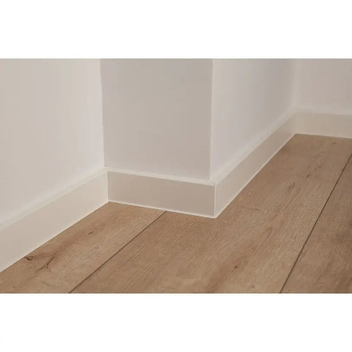 FLOOR MDF BOARD WITH PVC COATING DOELLKEN FLEX 60 WHITE - Первази за ламинат<<<Паркет и елементи за монтаж<<<Подови и