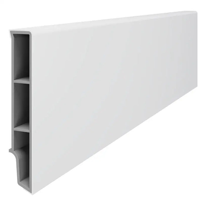 FLOOR PVC SKILLS VILO SEMPLA 80 701 WHITE - Первази за ламинат<<<Паркет и елементи за монтаж<<<Подови и стенни