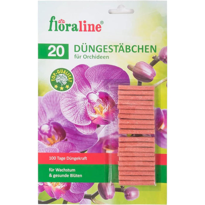 FERTILIZER FOR ORCHID STICKS 20PCS FLORALINE