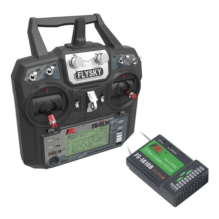 FlySky kit FS-i6X transmitter + iA10B receiver 10 channels AFHDS 2A. - Transmitters<<<Transmitter systems<<<RC