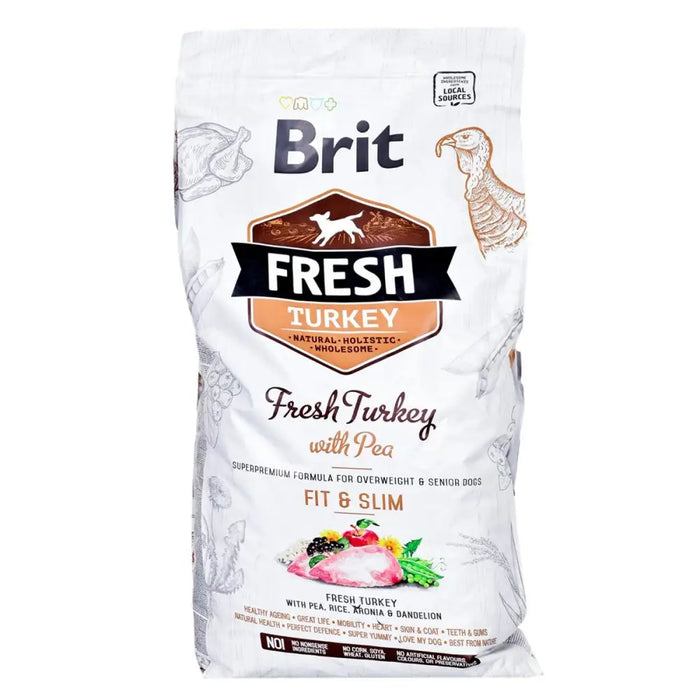 Fodder Brit Fresh Adult Turkey Peas 12 kg - Хранене на домашни любимци<<<Домашни Животни<<<Дом Градина<<<BigBuy&&&Dry