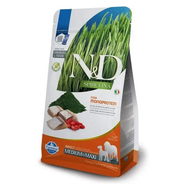 Fodder Farmina N&D Adult Fish Lamb 7 kg Spirulina - Хранене на домашни любимци<<<Домашни Животни<<<Дом