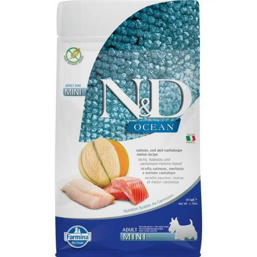 Fodder Farmina N&D Ocean Adult Melon Salmon Fish Cod 800 g - Хранене на домашни любимци<<<Домашни Животни<<<Дом