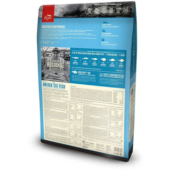 Fodder Orijen Six Fish Adult Fish 11,4 Kg - Хранене на домашни любимци<<<Домашни Животни<<<Дом Градина<<<BigBuy&&&Dry