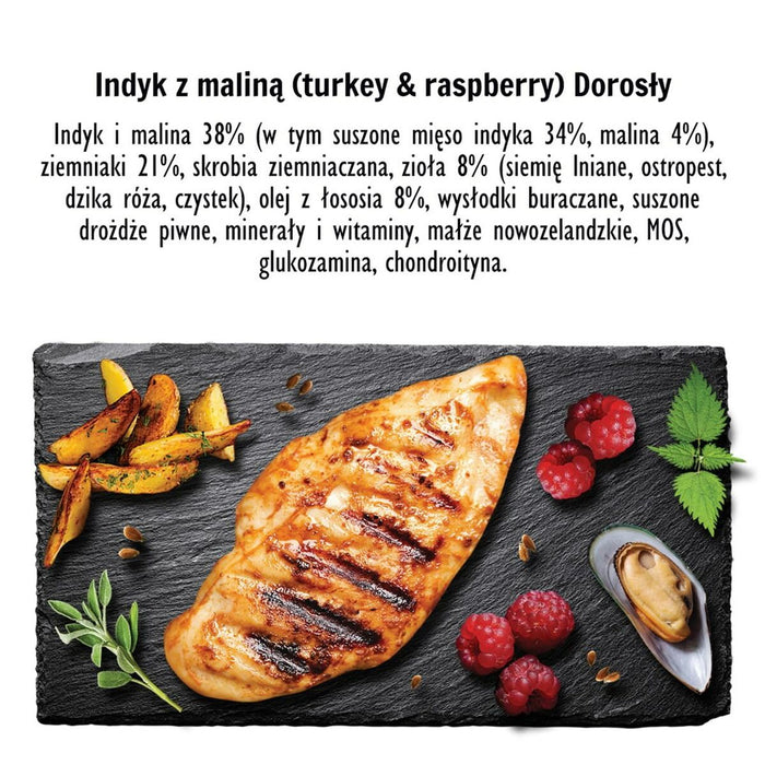 Fodder Paka Zwierzaka Turkey with raspberry M Turkey 1,5 Kg - Хранене на домашни любимци<<<Домашни Животни<<<Дом