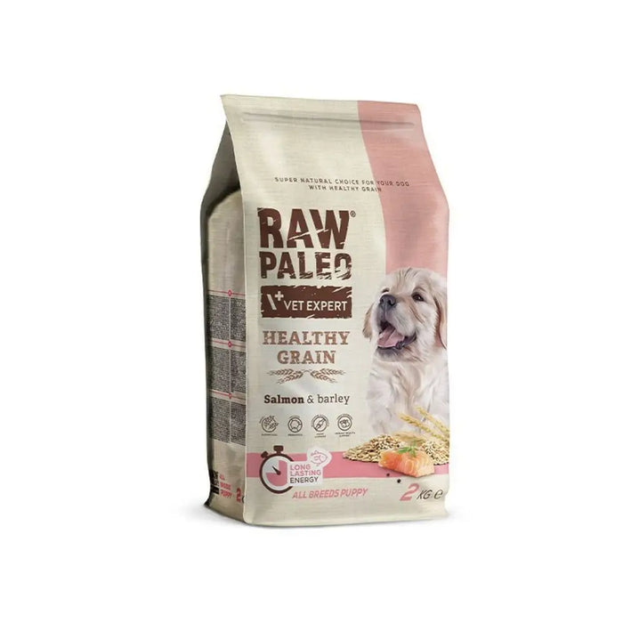 Fodder VETEXPERT Raw Paleo Healthy Grain Puppy Salmon y cebada Salmon 2 Kg - Хранене на домашни любимци<<<Домашни