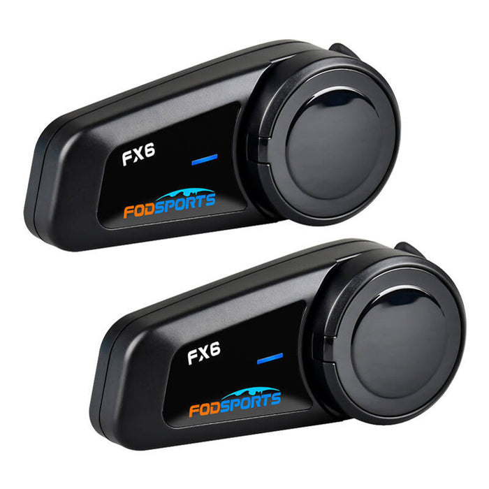 Fodsports FX6 motorcycle intercom two-pack (black) - Intercoms<<<Audio<<<InnproXML