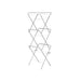 Folding clothes line Kipit White Silver polypropylene Iron 47 x 41 x 136 cm 49 x 6,5 x 47 cm Vertical (5 Units)
