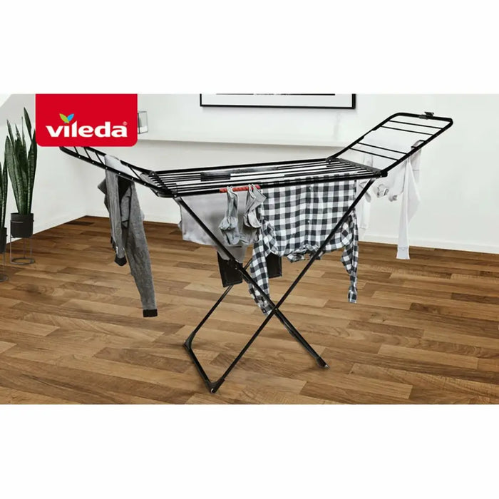 Folding clothes line Vileda Extra Black 174090 174 x 56 x 116 cm - Почистване Прахосмукачки И Гладене<<<Дом