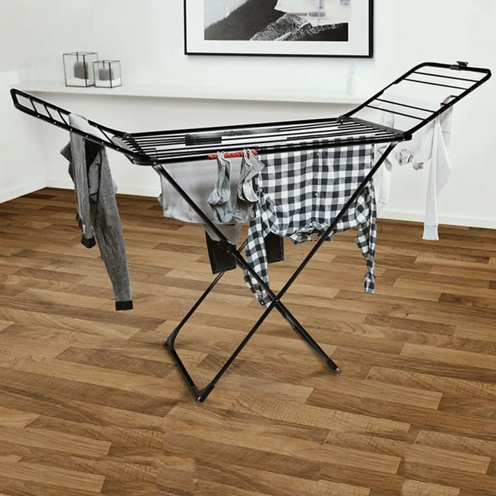 Folding clothes line Vileda Extra Black 174090 174 x 56 x 116 cm - Почистване Прахосмукачки И Гладене<<<Дом