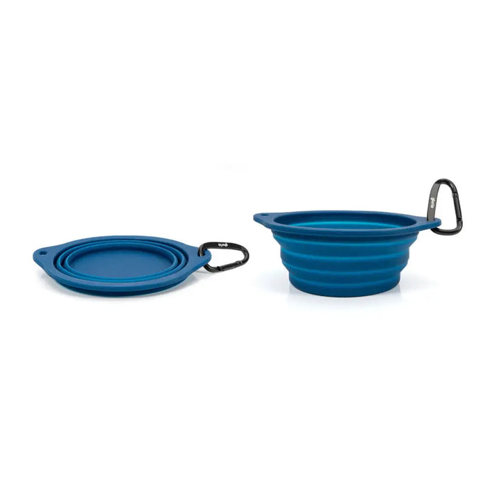 Folding Pet Bowl Gloria Blue Silicone Aluminium 550 ml - Домашни Животни<<<Дом Градина<<<BigBuy&&&Купички за храна и