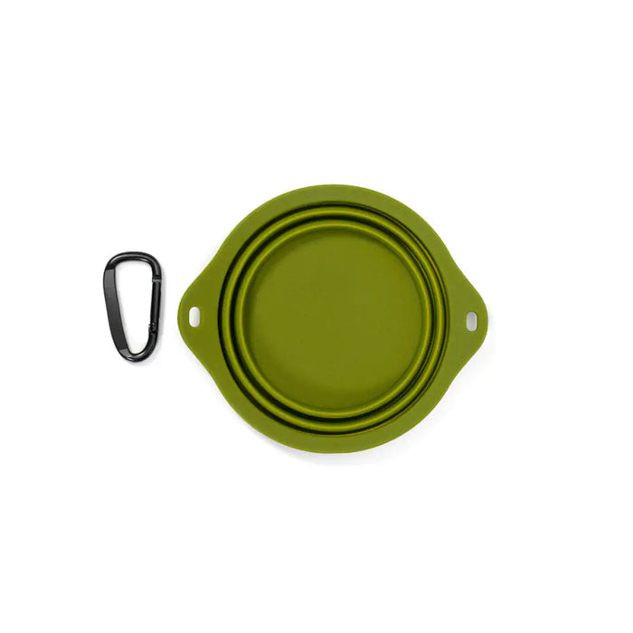 Folding Pet Bowl Gloria Green Silicone Aluminium 550 ml - Домашни Животни<<<Дом Градина<<<BigBuy&&&Купички за храна и