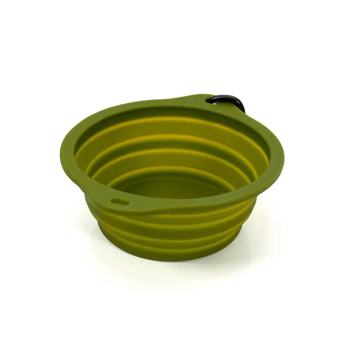 Folding Pet Bowl Gloria Green Silicone Aluminium 550 ml - Домашни Животни<<<Дом Градина<<<BigBuy&&&Купички за храна и