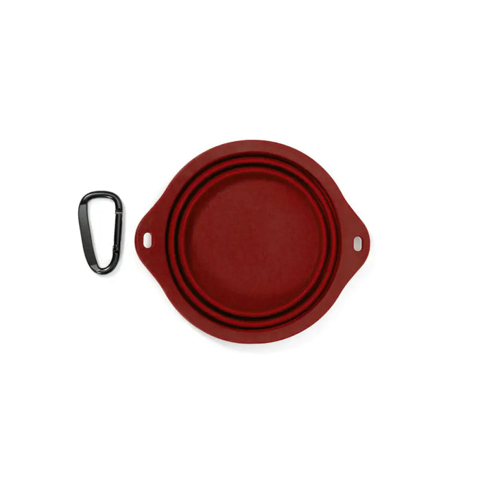 Folding Pet Bowl Gloria Red Silicone Aluminium 550 ml - Домашни Животни<<<Дом Градина<<<BigBuy&&&Купички за храна и