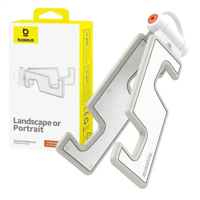 Folding Phone Stand Baseus (white) - Straps mounts and holders<<<Mounts<<<Tripods<<<Selfie Sticks<<<Booms<<<Photo