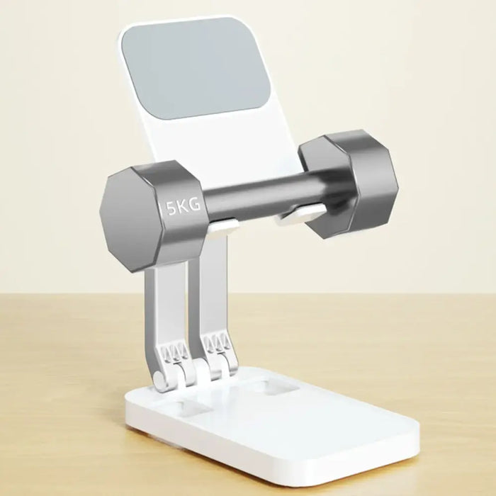 Folding phone stand for tablet (K15) - white - Cell phone holders<<<HurtelXML