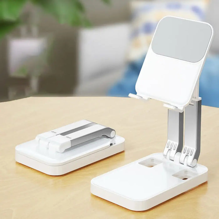 Folding phone stand for tablet (K15) - white - Cell phone holders<<<HurtelXML