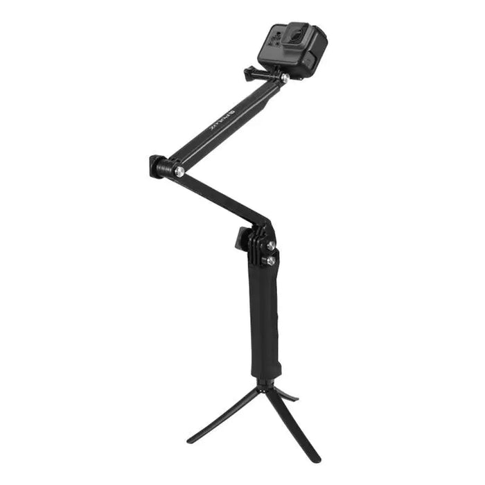 Folding Stick Selfie Stick/Tripod PU202 black - Booms and selfie sticks<<<Mounts<<<Tripods<<<Selfie