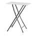 FOLDING TABLE PARIS 60X60X75 CM. WITH WHITE TOP - Маси<<<Кухненски мебели<<<Кухня<<<Praktiker&&&Маси<<<Мебели и